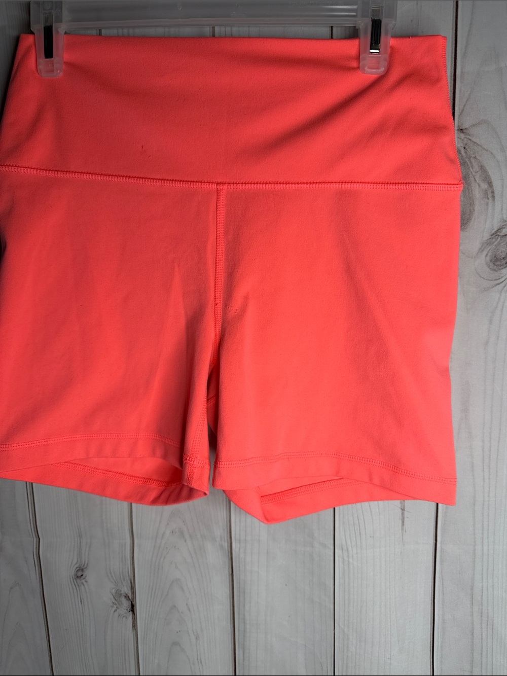 Yogalicious LUX Neon Coral High-Rise Bike Shorts xl-1147